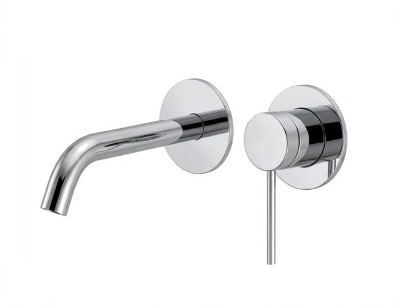 סט כיסויים פיה קצרה וידית לברז קיר דגם 308201