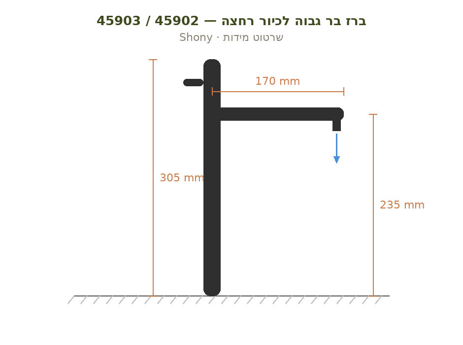 שרטוט מידות