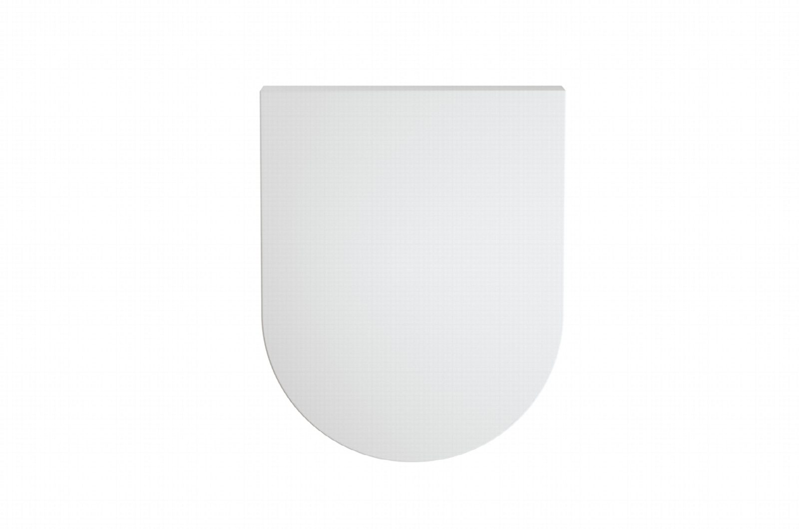 מושב לאסלה תלויה מסדרת קורל — סגירה שקטה