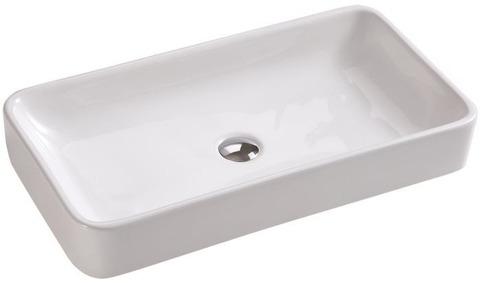כיור מונח חרס מלבני לאמבטיה דגם 7356