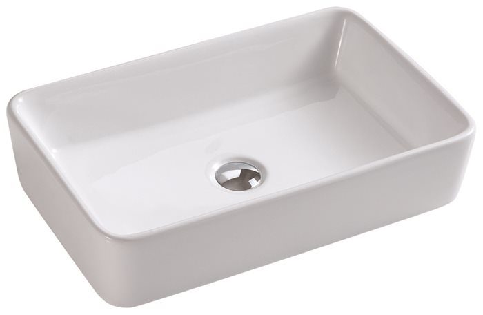 כיור מונח חרס מלבני לאמבטיה דגם 7374