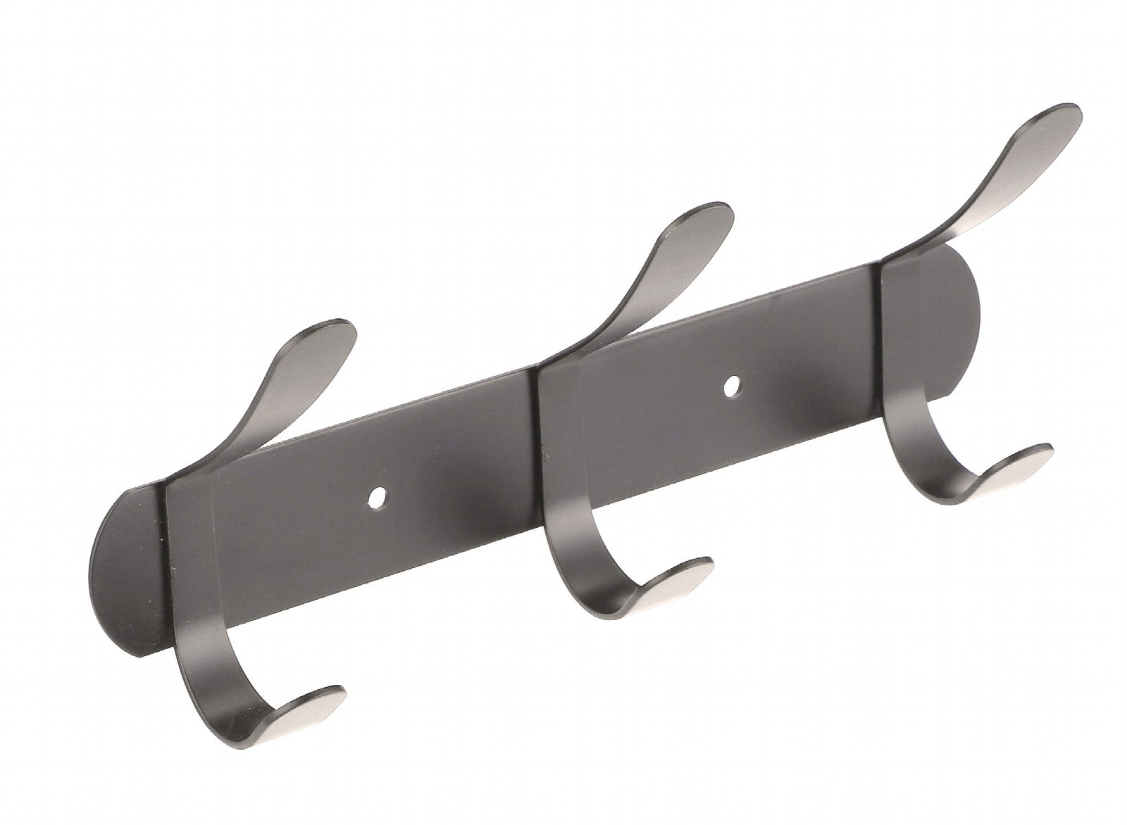 קולב מגבות 3 ווים Set & Stick עגול אפור מטאלי דגם 760020