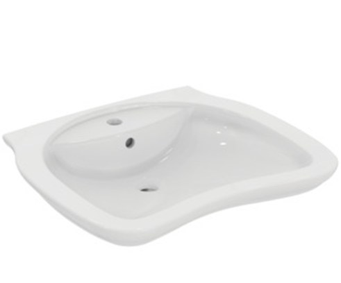 כיור נכים תלוי CONTOUR 21 65/55 לבן